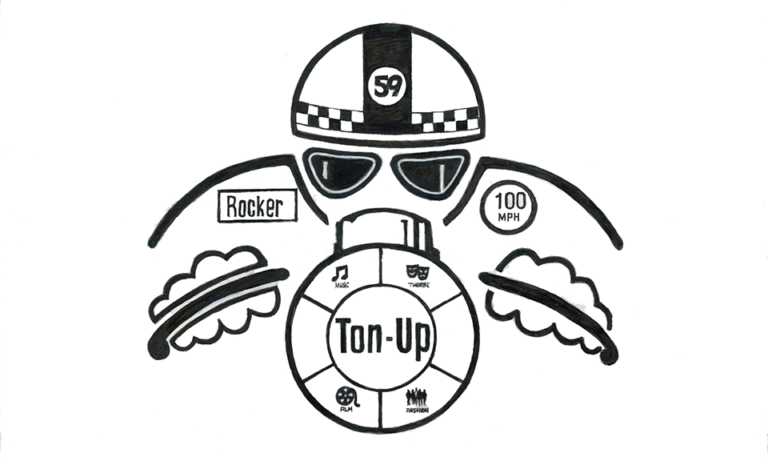 Ton-Up Racer Logo